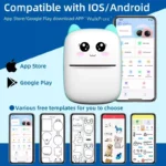 Portable Mini Bluetooth Thermal Printer – Wireless Photo & Label Maker for iOS & Android (with Paper Rolls) - Image 5