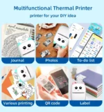 Portable Mini Bluetooth Thermal Printer – Wireless Photo & Label Maker for iOS & Android (with Paper Rolls) - Image 18