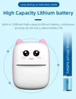 Portable Mini Bluetooth Thermal Printer – Wireless Photo & Label Maker for iOS & Android (with Paper Rolls) - Image 16
