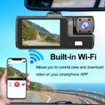 WIFI APP Control Car Dvr 3 Channel 1080P Dash Cam for Cars Front and Rear View Recorder Video Car Camera for Car Assecories - Image 3