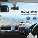 WIFI APP Control Car Dvr 3 Channel 1080P Dash Cam for Cars Front and Rear View Recorder Video Car Camera for Car Assecories - Image 19