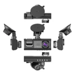 WIFI APP Control Car Dvr 3 Channel 1080P Dash Cam for Cars Front and Rear View Recorder Video Car Camera for Car Assecories - Image 27